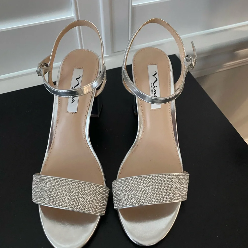 Nina NEW Women's Haven Block Heel Evening Sandals